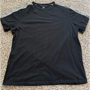 Mens black casual tee